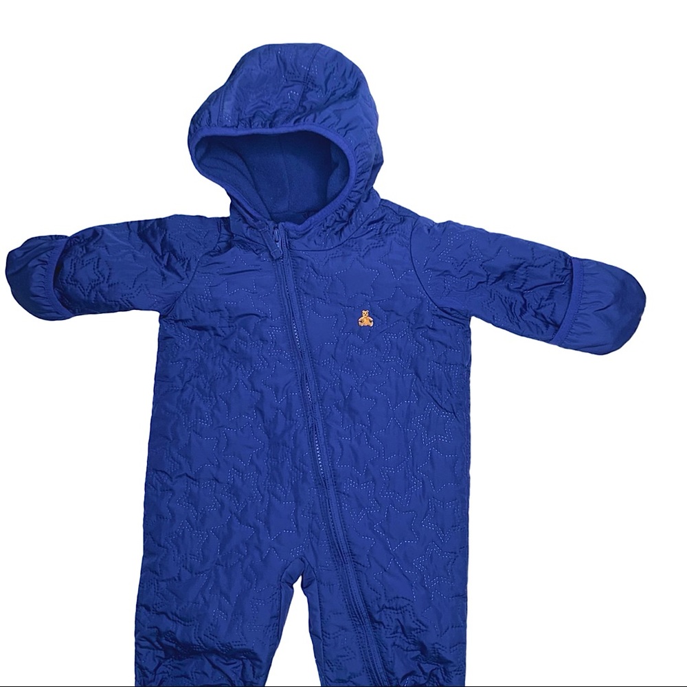 Baby Gap 3-6mo blue snowsuit